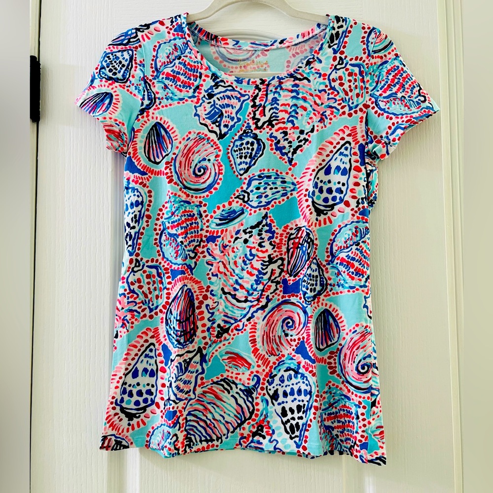 Lilly Pulitzer Lightweight S Paisley Print T-shirt